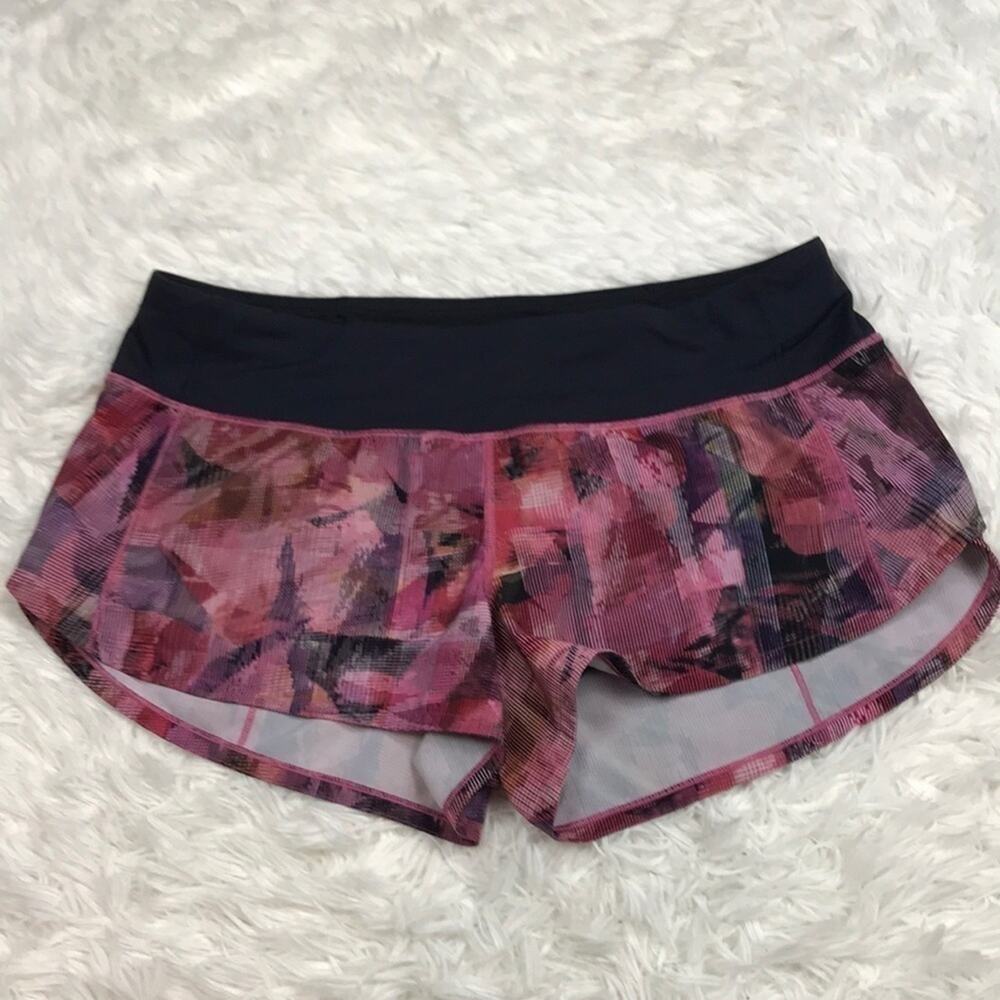 Lululemon Speed Up Shorts Sun Dazed Multi